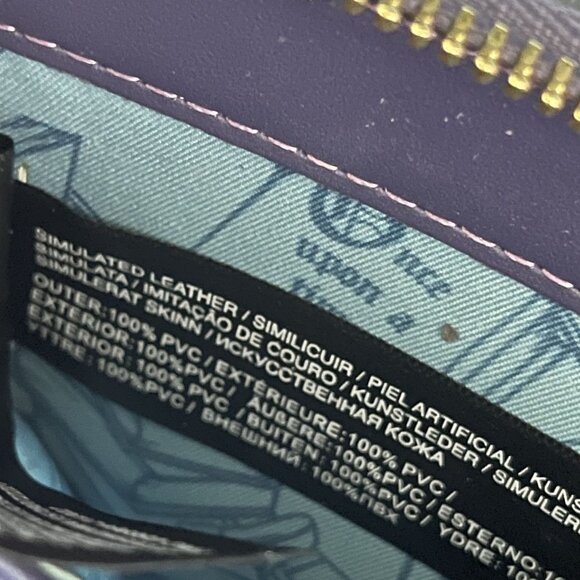 Loungefly DISNEY Princess Books AOP Faux Leather Zip Around Wallet - Picture 9 of 12